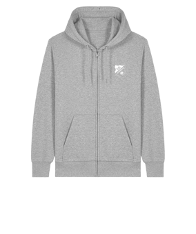 11tsmerch Merch Connector 2.0 Zip Sweatjacke HeatherGrey | #logo1c
