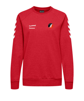 Hummel Cotton Sweatshirt Damen Rot F3062