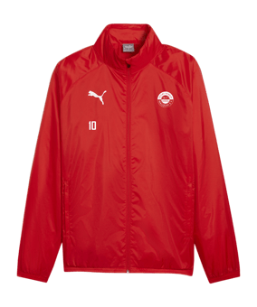 PUMA teamGOAL Allwetterjacke Rot Weiss F01