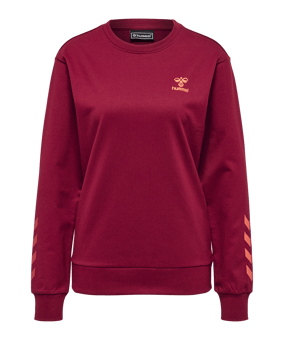 Hummel Offgrid Cotton Sweatshirt Damen Rot F3135 - rot