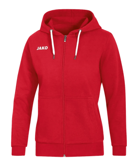 JAKO Base Kapuzenjacke Damen Rot F01