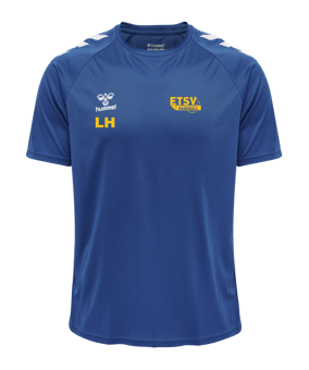 Hummel hmlCORE XK Poly T-Shirt Blau F7045