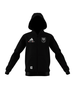 adidas Entrada 26 Kapuzenjacke Kids Schwarz