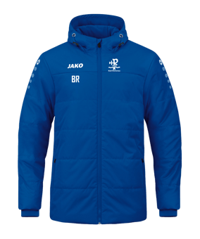 JAKO Team Coach Kapuzenjacke Kids Blau F400 