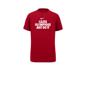 T-shirt Nike Park 20 enfants Rouge blanc F657 