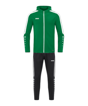 JAKO Polyester Power Kapuze Trainingsanzug Grün F200 - gruen