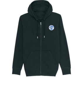 Merch Connector Zip-Hoodie Black | #justlogo4c
