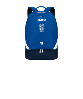 JAKO Iconic Rucksack mit Bodenfach Blau F403