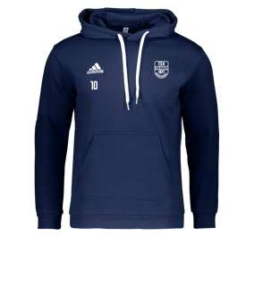 adidas Entrada 22 Hoody Blau