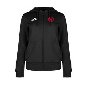 adidas Entrada 26 Kapuzenjacke Damen Schwarz