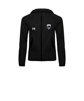 adidas Tiro Travel Hoody Kids Schwarz