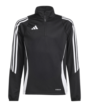 adidas Tiro 24 Trainingstop Kids Schwarz Weiss - schwarz