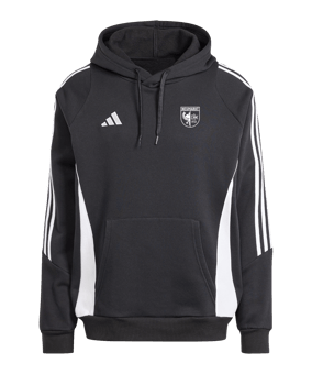 adidas Tiro 24 Hoody Schwarz Weiss