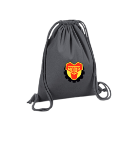 Merch Organic Premium Cotton Gymsack GrapGrey | #logo