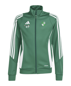 adidas Tiro 24 Trainingsjacke Kids Grün Weiss