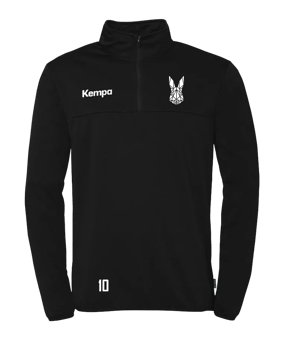 Kempa 1/4 Zip Sweatshirt Schwarz F001