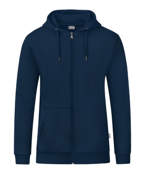 JAKO Organic Kapuzenjacke Blau F900