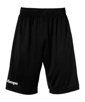 Kempa Player Long Short Schwarz Weiss F01 - schwarz