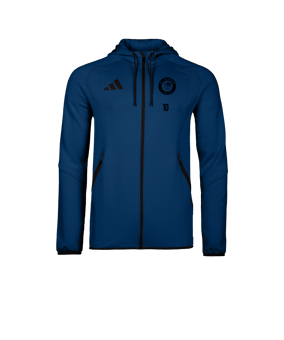adidas Tiro Travel Hoody Dunkelblau