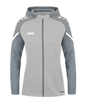 JAKO Performance Kapuzenjacke Damen Grau F845 - grau