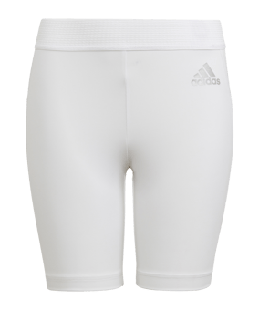 adidas Techfit Short Tight Kids Weiss - weiss