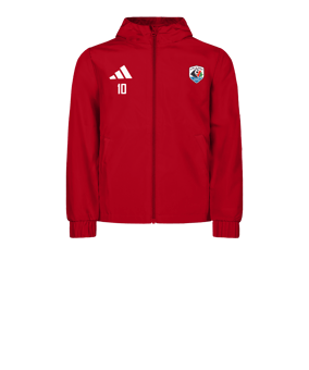 adidas Entrada 26 Veste de pluie Enfants Rouge 