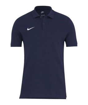 Nike Team Cotton Poloshirt Blau F451 - blau