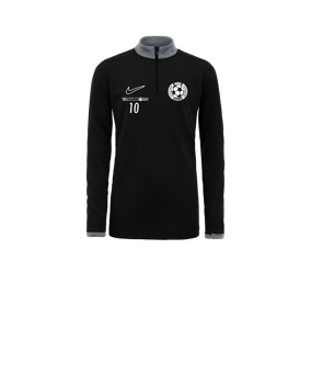 Nike Academy 25 Drill Top Sweatshirt Kids Schwarz F010