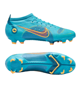 Nike Mercurial Vapor XIV Blueprint Pro FG Blau Orange F484 - blau