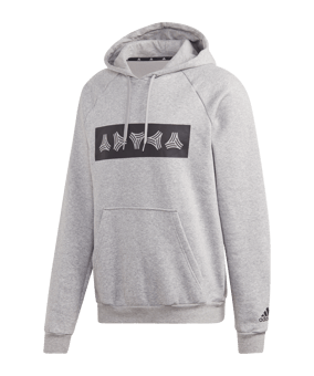 adidas Tango Hoody Grau Schwarz - grau