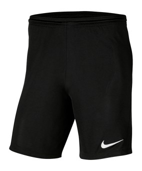 Nike Park III Pantaloncini Bambini Nero C010 - nero