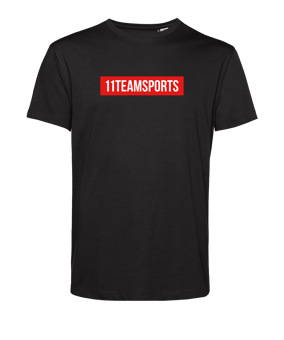 11teamsports Background T-Shirt Schwarz Weiss - schwarz