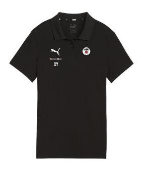 PUMA teamGOAL Casuals Poloshirt Damen Schwarz F03