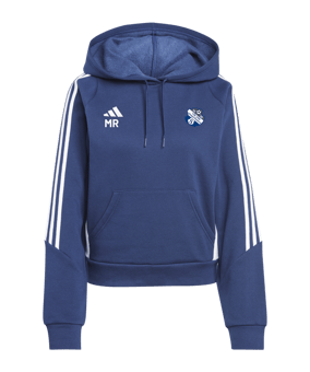 adidas Tiro 24 Hoody Damen Blau Weiss