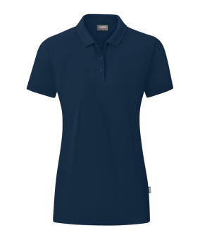 JAKO Organic Poloshirt Damen Blau F900 - blau