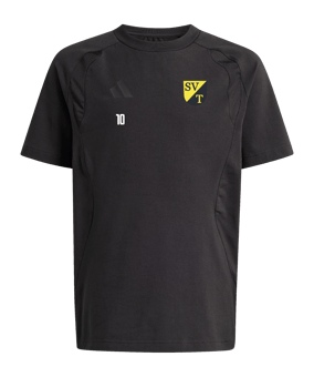 adidas Tiro Travel T-Shirt Kids Schwarz