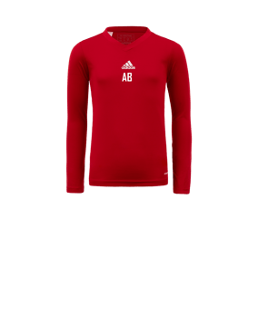 adidas Team Base Top langarm Kids Rot