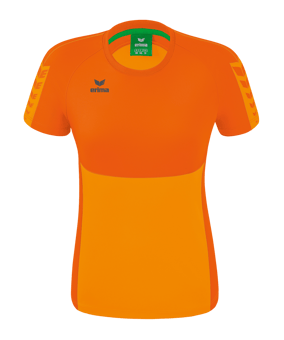 Erima Six Wings T-Shirt Damen Orange Orange - orange