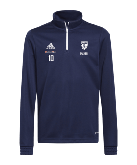 adidas Entrada 22 HalfZip Sweatshirt Kids Blau