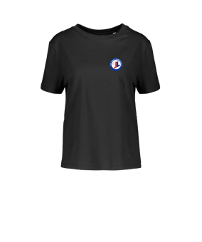 Merch Muser T-Shirt Women Black | #justlogo4c