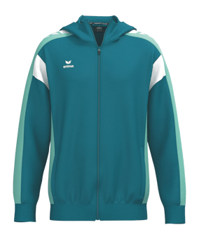 Erima Celebrate 125 Kapuzenjacke Blau Ftahitianbluemint - blau