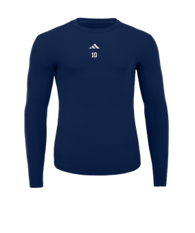 adidas Techfit Longsleeve Blau