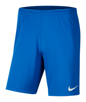 Nike Park III Short Blau F463 - blau