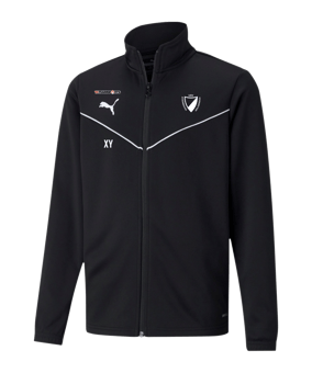 PUMA teamRISE Poly Trainingsjacke Kids Schwarz F03