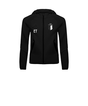 adidas Tiro Travel Hoody Kids Schwarz