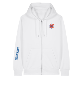 11tsmerch Merch Connector 2.0 Zip Sweatjacke FC001 Sweatjacke Weiß