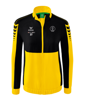 Erima Six Wings Präsentationsjacke Damen Gelb