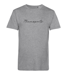 11teamsports Handwriting T-Shirt Grau Schwarz - grau