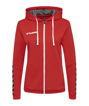 Hummel Authentic Poly Kapuzenjacke Damen F3062 - rot