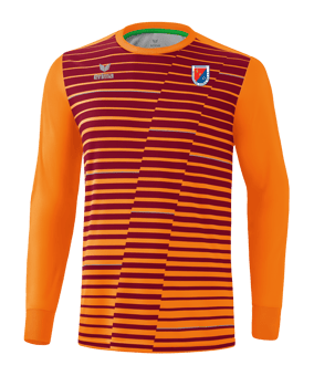 Erima Torwarttrikot Pro Kids Neon Orange Dunkelrot